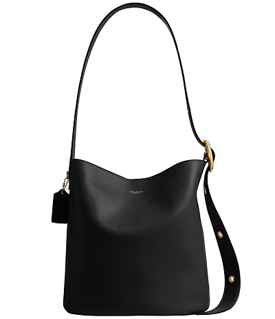 COACH Bleeker Leather Bucket Bag