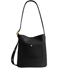 COACH Bleeker Leather Bucket Bag
