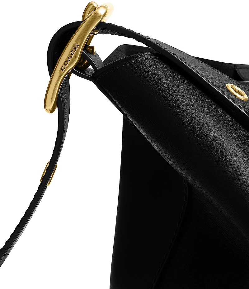 COACH Bleeker Leather Bucket Bag