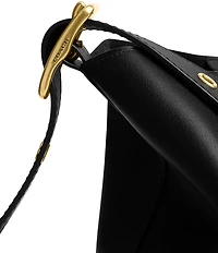 COACH Bleeker Leather Bucket Bag