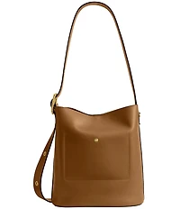 COACH Bleeker Leather Bucket Bag