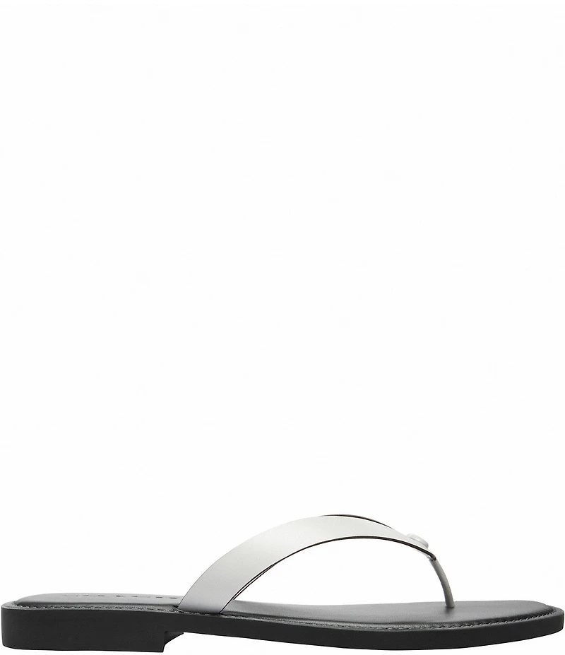 COACH Brianna Leather Flip Flop Sandals