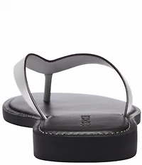 COACH Brianna Leather Flip Flop Sandals