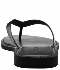 COACH Brianna Leather Flip Flop Sandals
