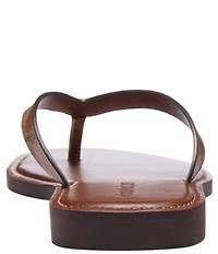 COACH Brianna Signatured Logo Coated Canvas Flip Flops