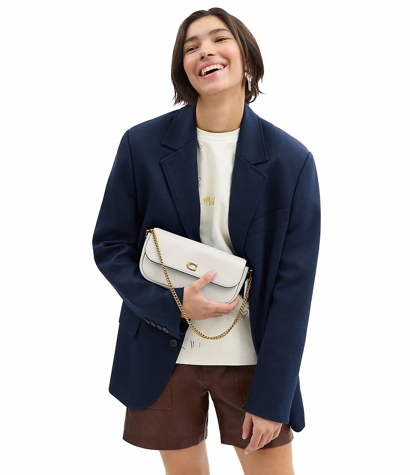 COACH Brook Flap Chain Bag