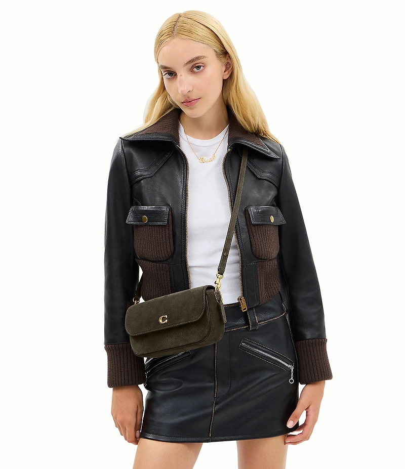 COACH Brook Flap Chain Shoulder Bag