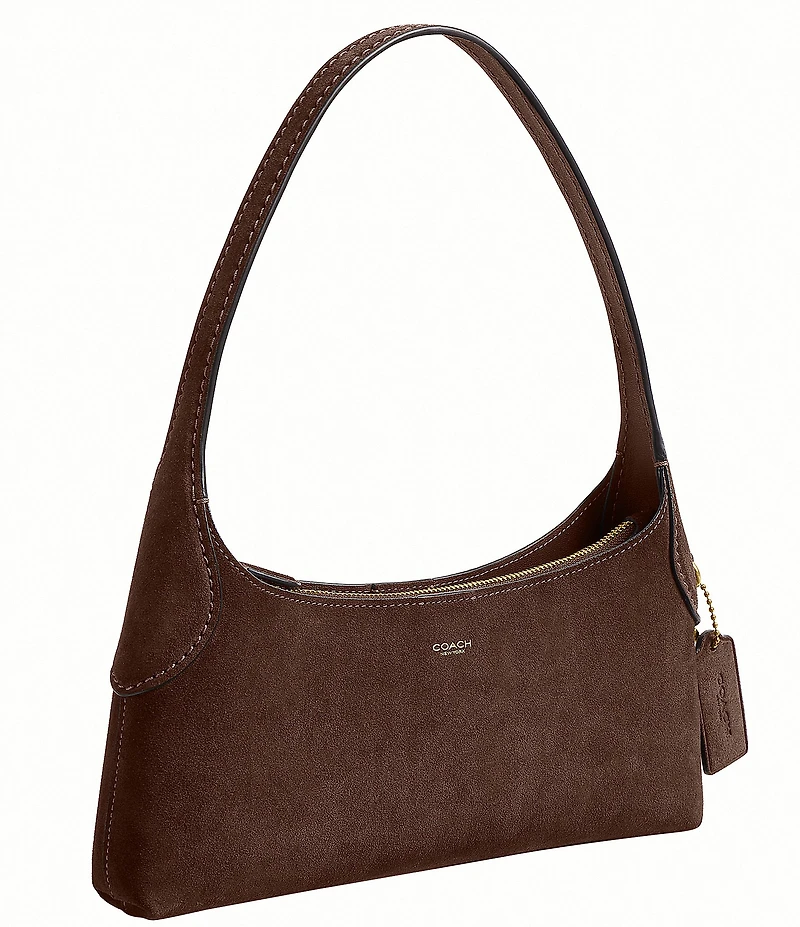 COACH Brooklyn 26 Suede Shoulder Bag