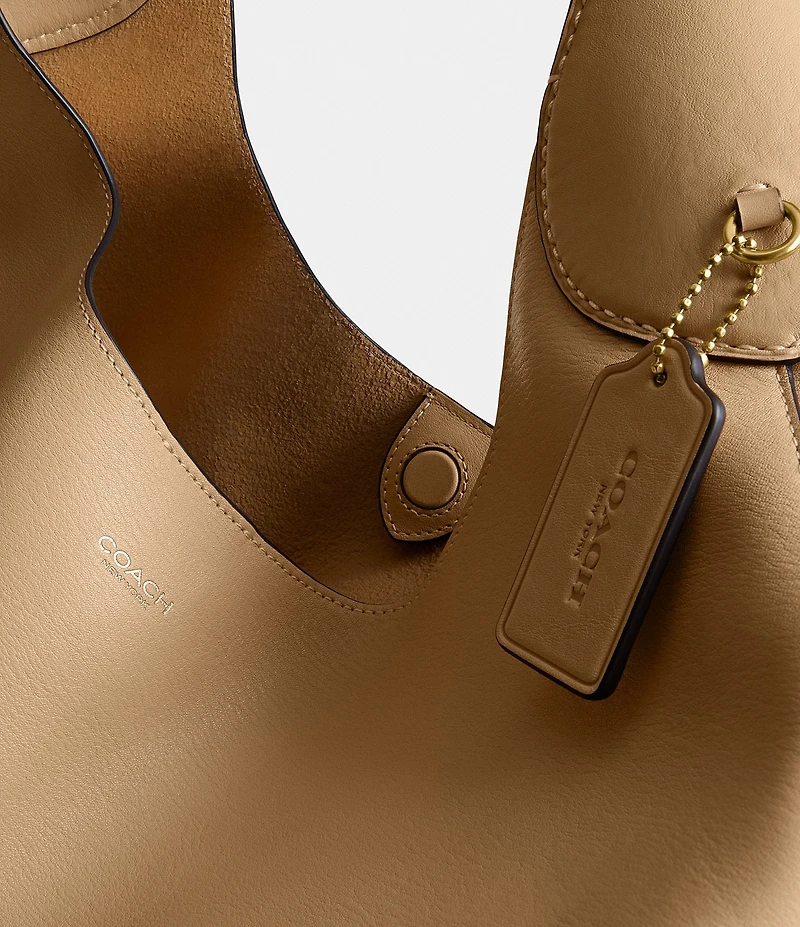 COACH Brooklyn 39 Leather Hobo Tote Bag