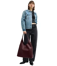 COACH Brooklyn 39 Leather Hobo Tote Bag