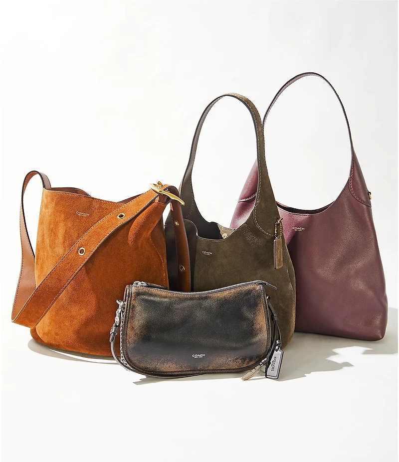 COACH Brooklyn 39 Leather Hobo Tote Bag