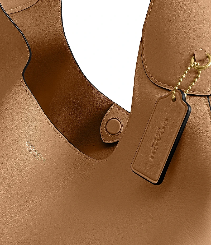 COACH Brooklyn 39 Leather Hobo Tote Bag