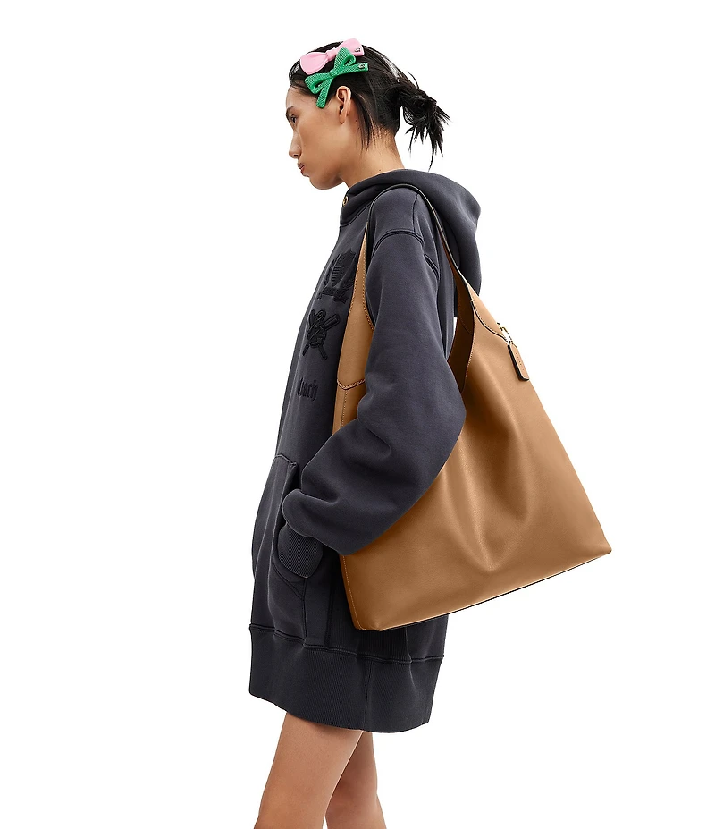 COACH Brooklyn 39 Leather Hobo Tote Bag