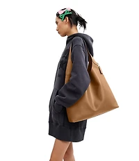 COACH Brooklyn 39 Leather Hobo Tote Bag
