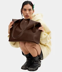 COACH Brooklyn 39 Leather Hobo Shoulder Bag