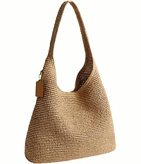 COACH Brooklyn 39 Straw Shoulder Bag