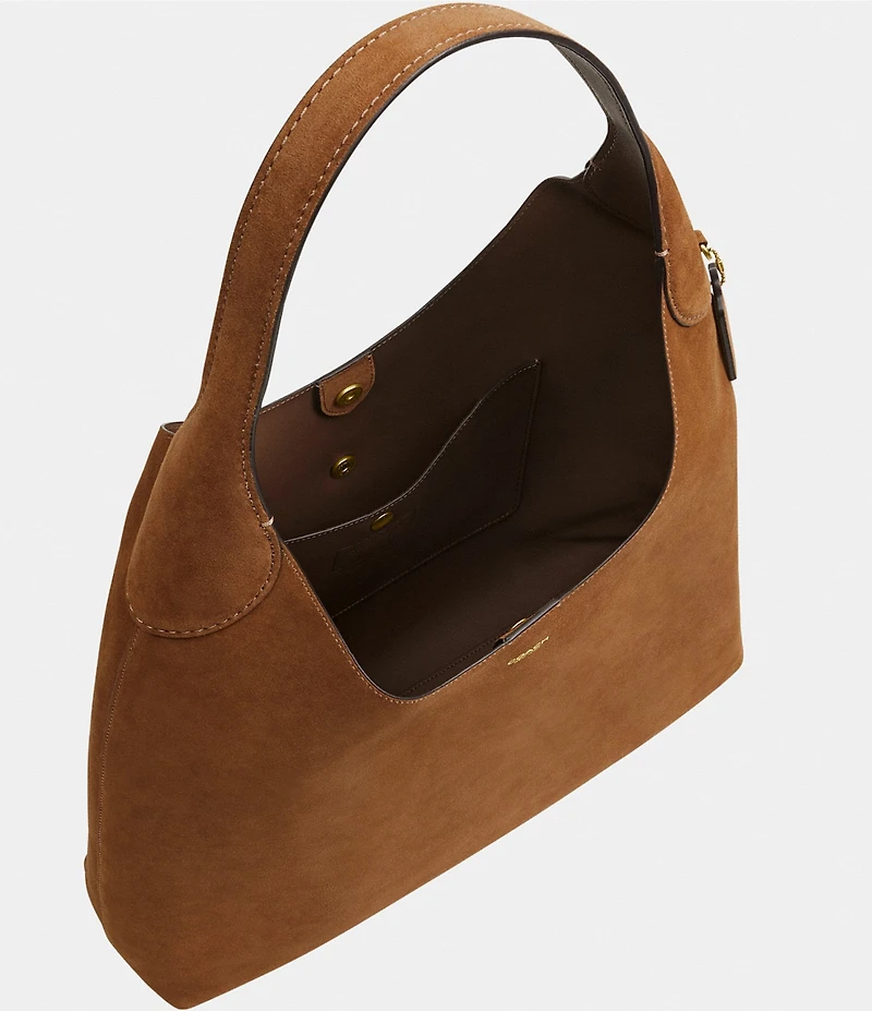 COACH Brooklyn 39 Suede Shoulder Bag