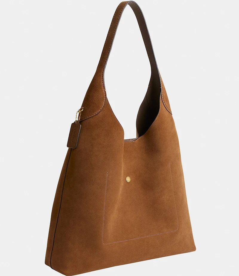 COACH Brooklyn 39 Suede Shoulder Bag