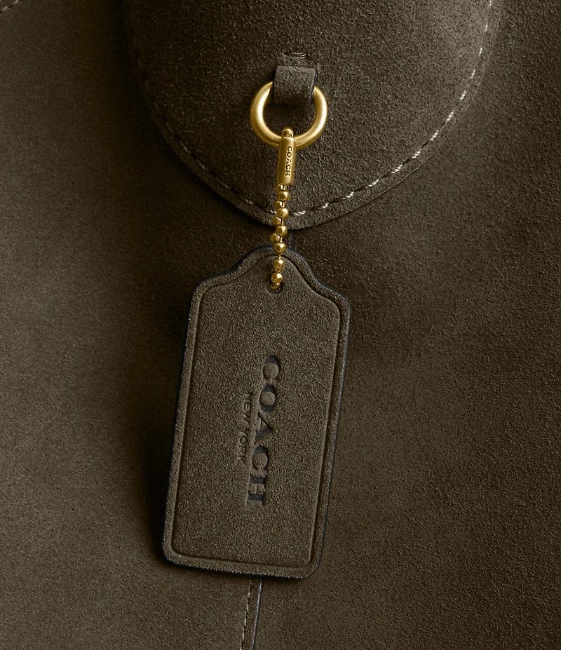 COACH Brooklyn 39 Suede Shoulder Bag