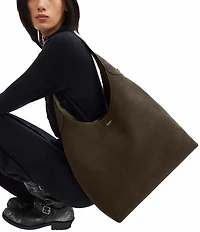 COACH Brooklyn 39 Suede Shoulder Bag