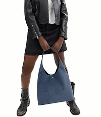 COACH Brooklyn Suede Shoulder Bag 39