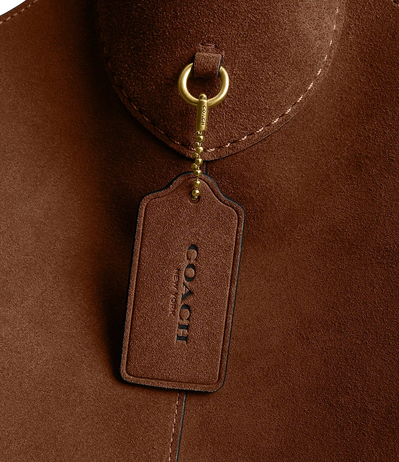 COACH Brooklyn 39 Suede Shoulder Bag