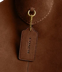 COACH Brooklyn 39 Suede Shoulder Bag