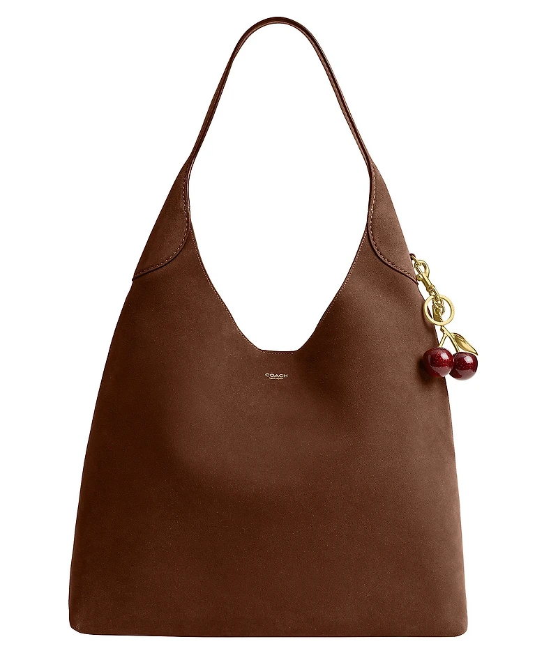 COACH Brooklyn 39 Suede Shoulder Bag
