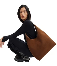 COACH Brooklyn 39 Suede Shoulder Bag