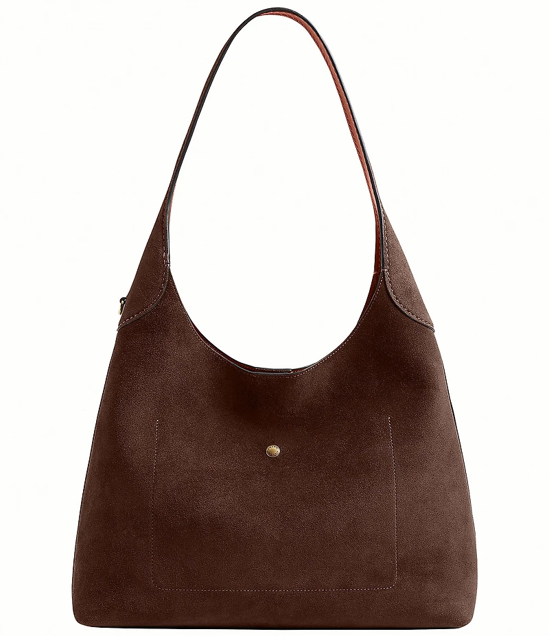 COACH Brooklyn Suede Shoulder Bag 34