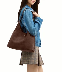 COACH Brooklyn Suede Shoulder Bag 34