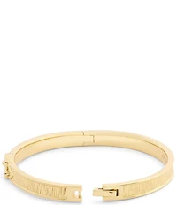 COACH Brushed Signature C Buckle Bangle Bracelet