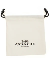 COACH Brushed Signature C Buckle Bangle Bracelet