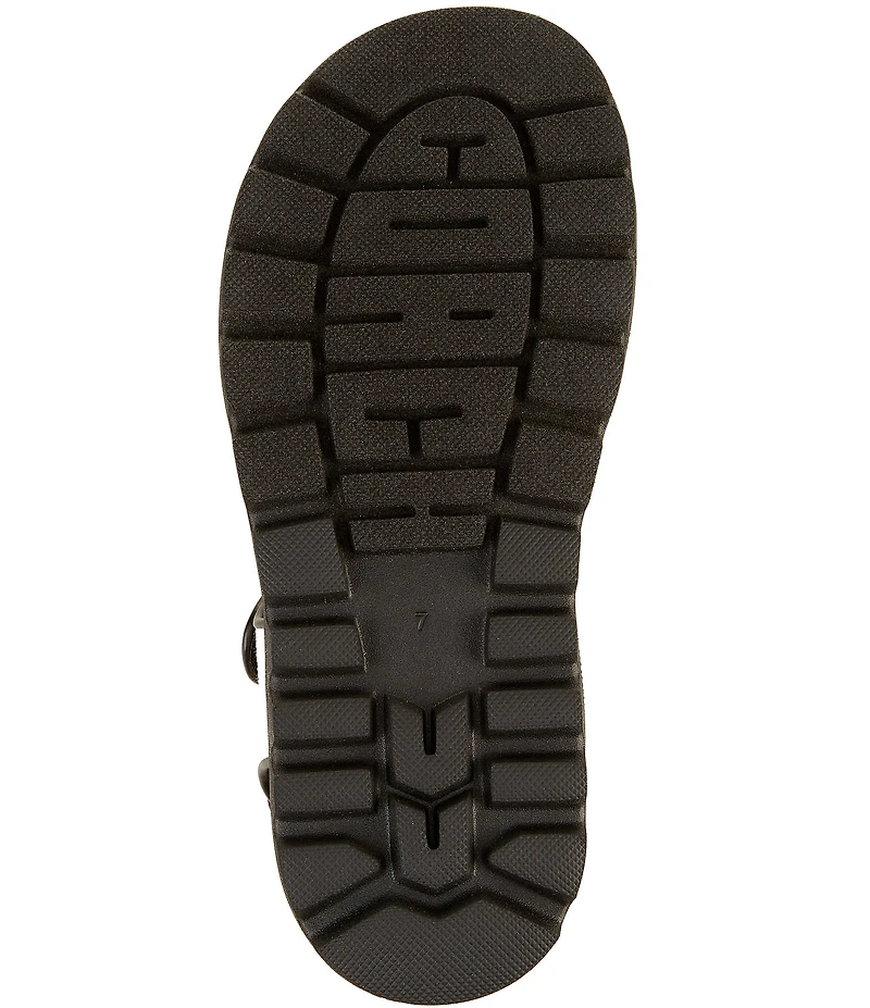 COACH Brynn Canvas Banded Hook-and-Loop Platform Sandals