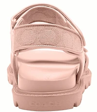 COACH Brynn Canvas Signature Logo Hook-and-Loop Banded Sandals