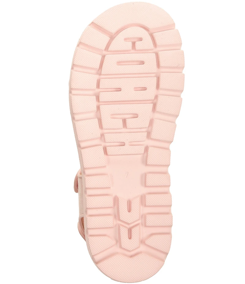 COACH Brynn Canvas Signature Logo Hook-and-Loop Banded Sandals