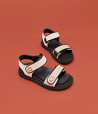 COACH Brynn Canvas Banded Sandals
