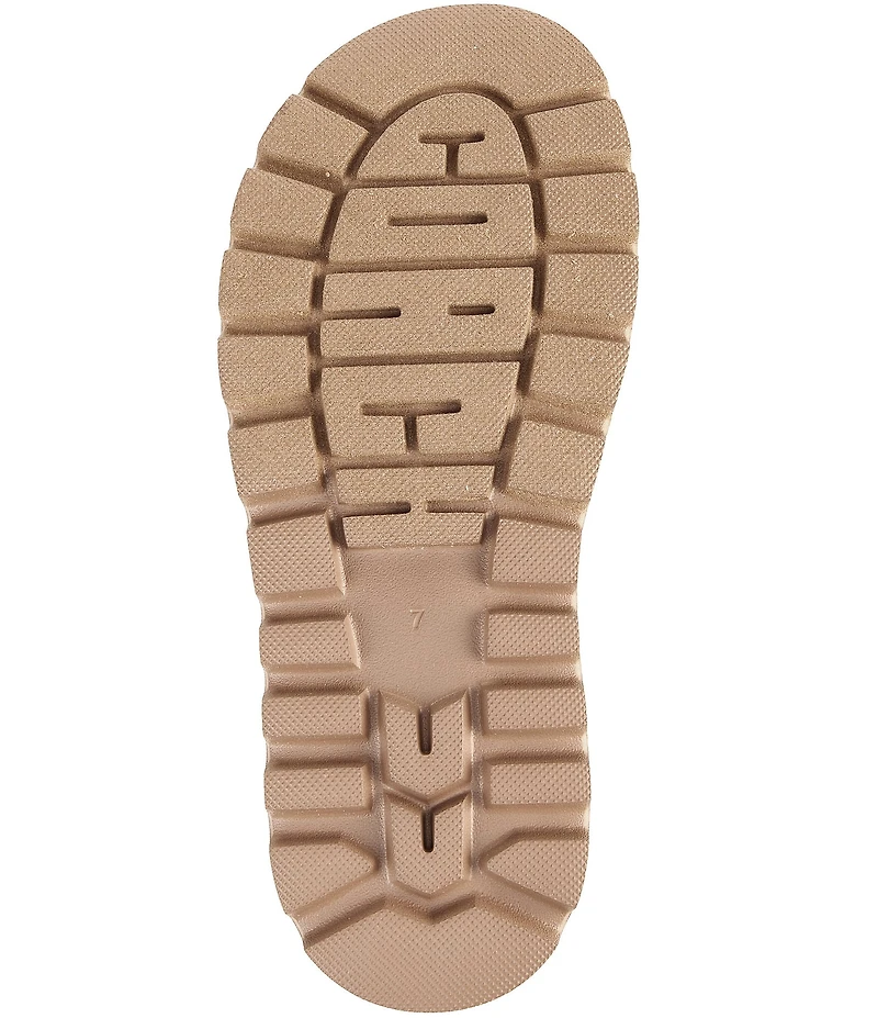 COACH Brynn Crystal Limited Edition Signature Jacquard Slide Sandals