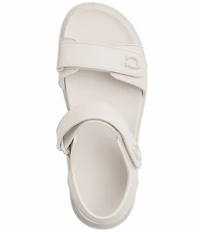 COACH Brynn Leather Signature Logo Detail Banded Sandals