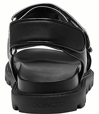 COACH Brynn Leather Hook-and-Loop EVA Sandals