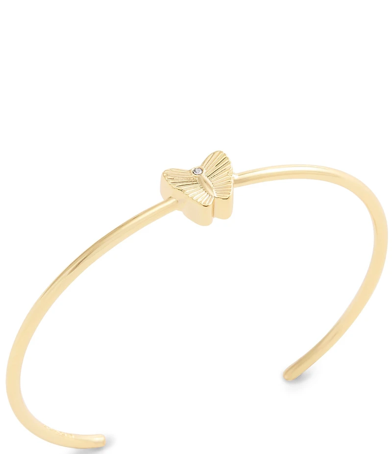 COACH Butterfly Thin Cuff Bracelet