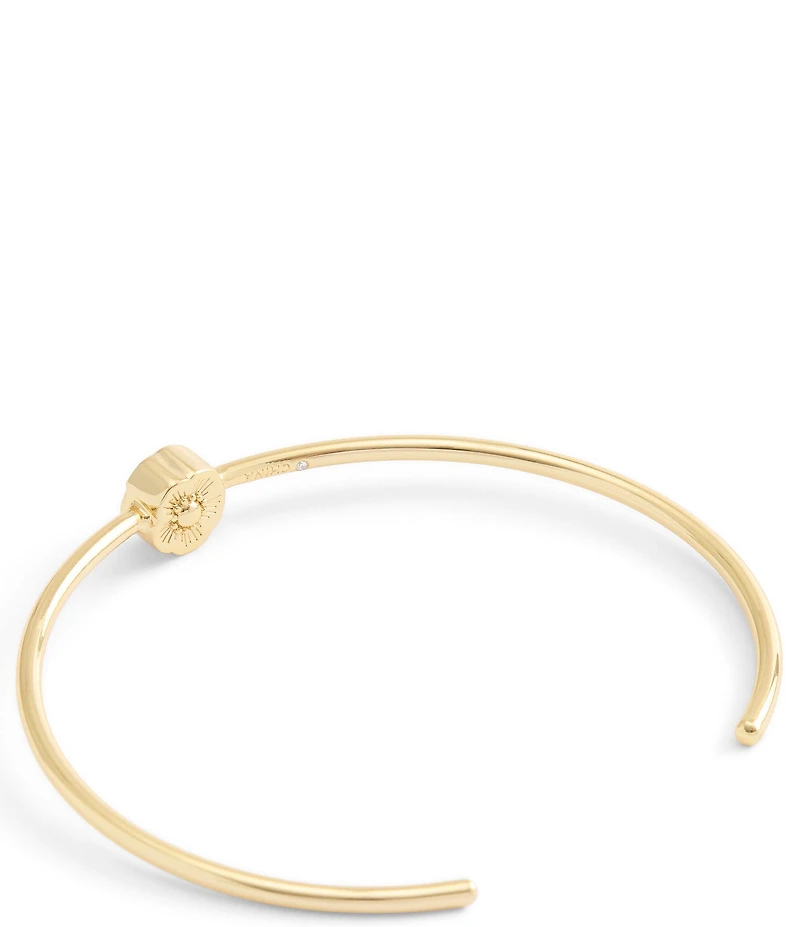 COACH Floral Thin Cuff Bracelet