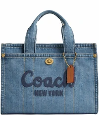 COACH Cargo 26 Mini Denim Tote Bag