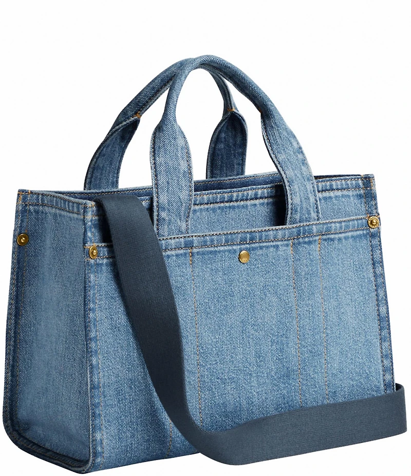 COACH Cargo 26 Mini Denim Tote Bag
