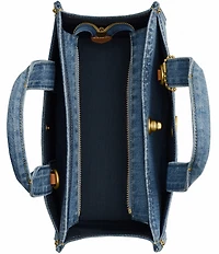 COACH Cargo 26 Mini Denim Tote Bag