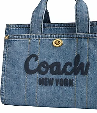 COACH Cargo 26 Mini Denim Tote Bag