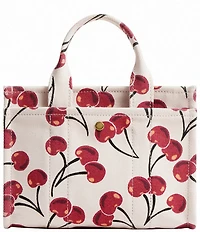 COACH Cargo Cherry Print Canvas Tote Bag 20