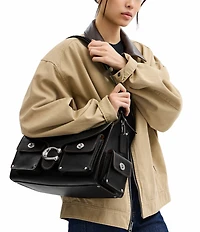 COACH Cargo Western Tabby 36 Satchel Bag