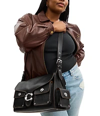 COACH Cargo Western Tabby 36 Satchel Bag