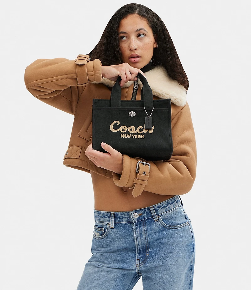 COACH Small Cargo 26 Canvas Tote Bag